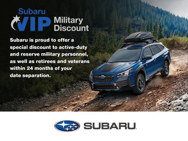 Subaru Military Discount Asset